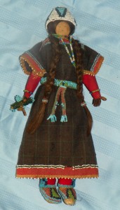 19th Century Native American Cloth Girl Doll