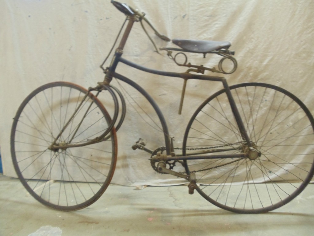 1889 VICTOR Safety Bicycle Half Heart Suspension. Original Condition Barn Find | Greatest 