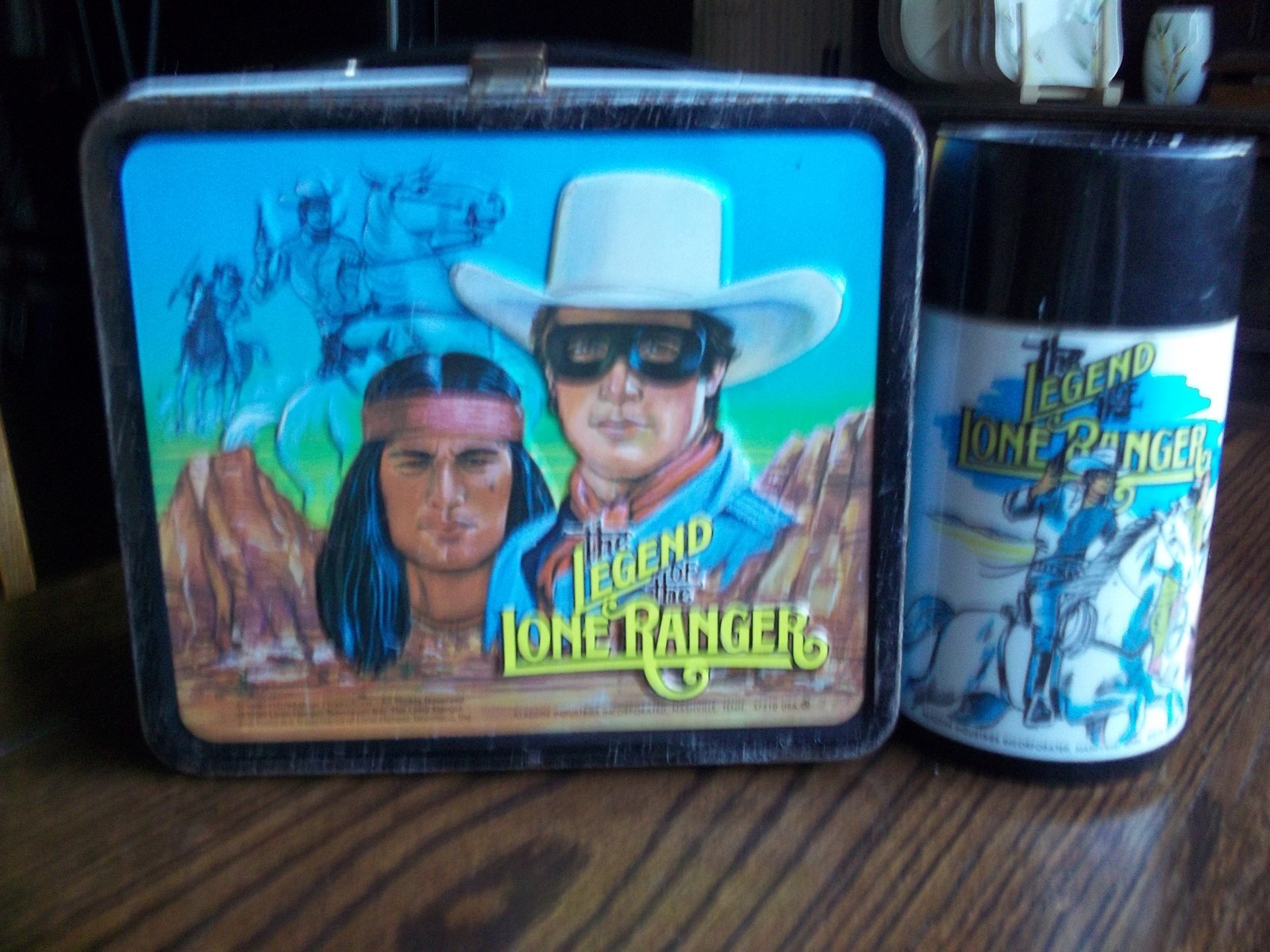 Legend Of The Lone Ranger Metal Lunchbox With Plastic Thermos ...